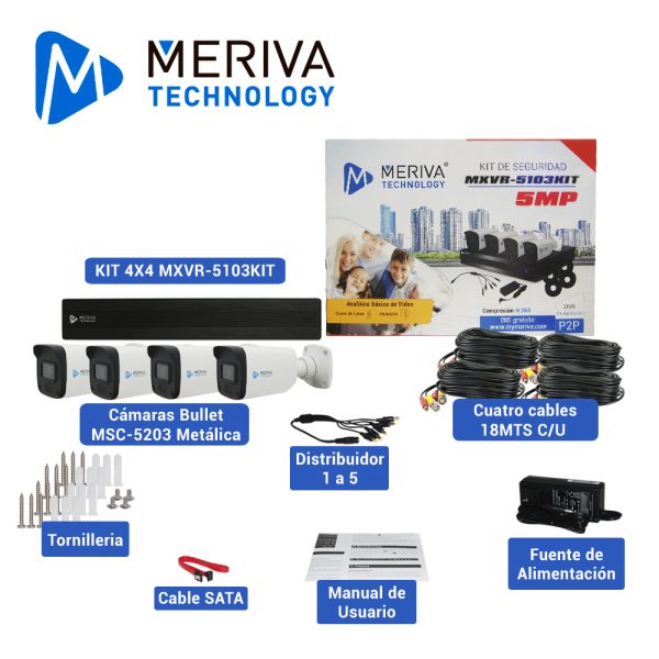 KIT 4X4 MXVR-5103KIT  5MP - Imagen 6
